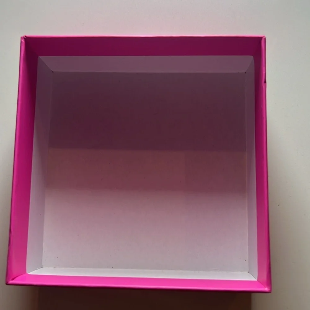 BETSEY JOHNSON GIFT BOX, pink fit Earrings or small objects EMPTY BOX